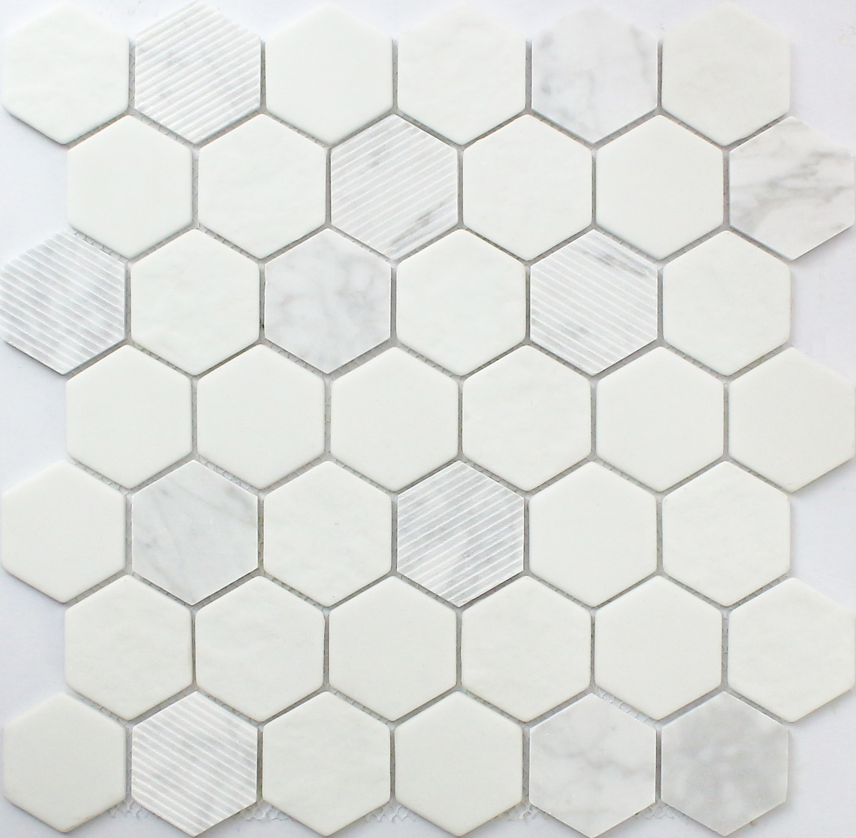 Carrara Hexagon